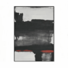 Quadro Astratto Black and White SAVINO COLLECTION