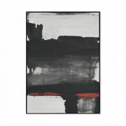 Quadro Astratto Black and White SAVINO COLLECTION
