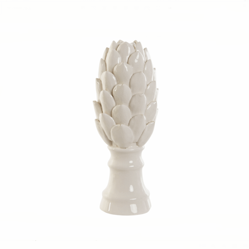 Scultura Pigna Bianca 28cm SAVINO COLLECTION