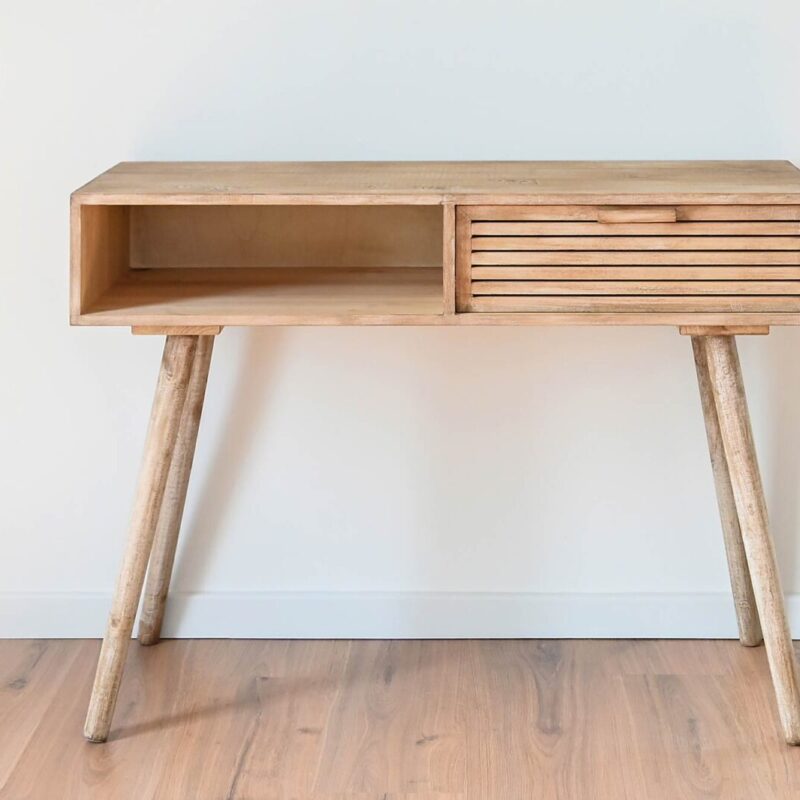 Alternative view of Console Moderna in Legno Naturale SAVINO COLLECTION