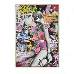 Quadro Pop Vivacità Femminile SAVINO COLLECTION