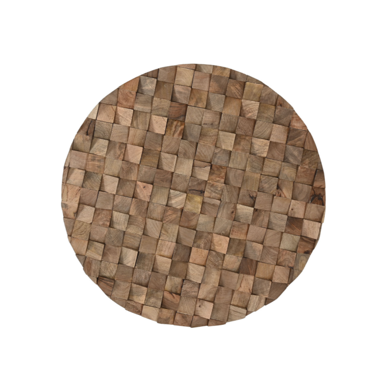 Decorazione in Legno Mosaico Circolare SAVINO COLLECTION