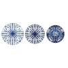 Servizio piatti Batik Blu Brandani: porcellana decorata con motivi etnici. Set 18pz elegante per tavole dal fascino originale Made in Italy.