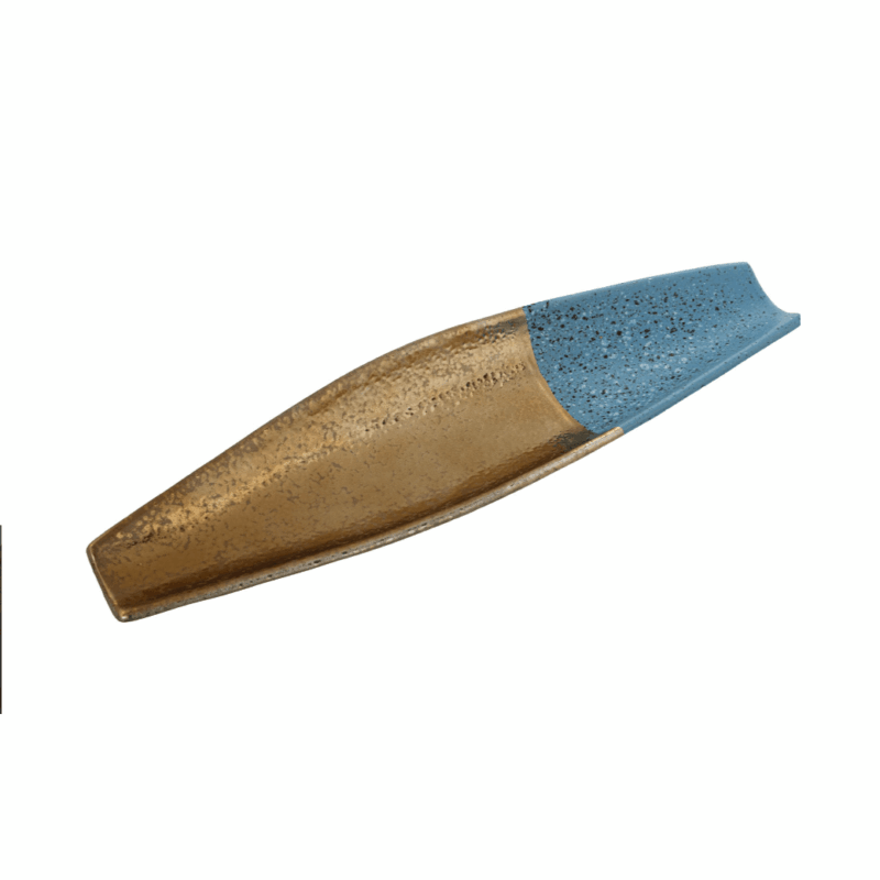 Centrotavola Oro e Azzurro CAMACHO