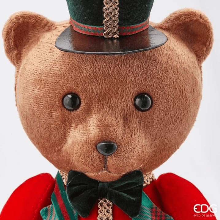 Alternative view of Decoro Orso di Natale 60cm EDG