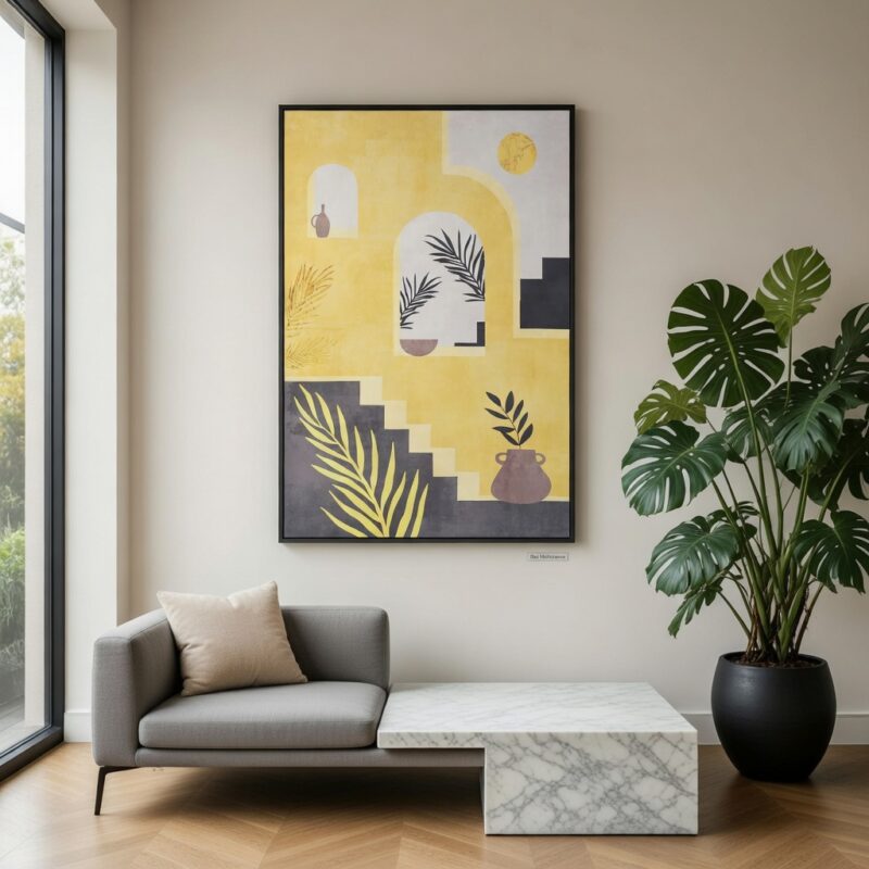 Alternative view of Quadro Oasi Mediterranea SAVINO COLLECTION