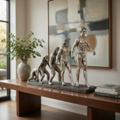 Alternative view of Scultura L'evoluzione dell'uomo SAVINO COLLECTION
