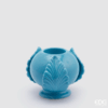 Portacandela pumo pugliese azzurro EDG: ceramica smaltata, decorazione luminosa dal fascino mediterraneo. Made in Italy.