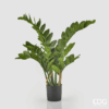 Pianta Zamifolia artificiale EDG: foglie lucide e realistiche, stile moderno e zero manutenzione. Perfetta per ingressi, uffici e ambienti contemporanei.