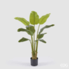 Pianta Artificiale Banano con Vaso 120cm EDG