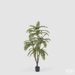 Pianta artificiale Ailanto 150 cm EDG: fogliame realistico, stile moderno e zero manutenzione. Perfetta per casa, ufficio e ambienti commerciali.