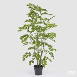 Pianta artificiale Dalbergia 160 cm EDG: fogliame realistico, stile moderno e zero manutenzione. Perfetta per casa e ufficio.