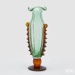 Vaso Corinto Coppa Verde 50 cm EDG: vetro decorativo, design elegante e scenografico per arricchire ogni ambiente con colore e stile.
