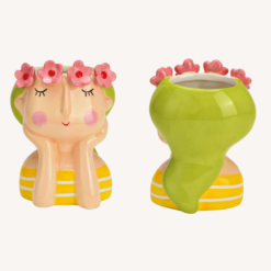 Vaso in Ceramica Donna Floreale WURM