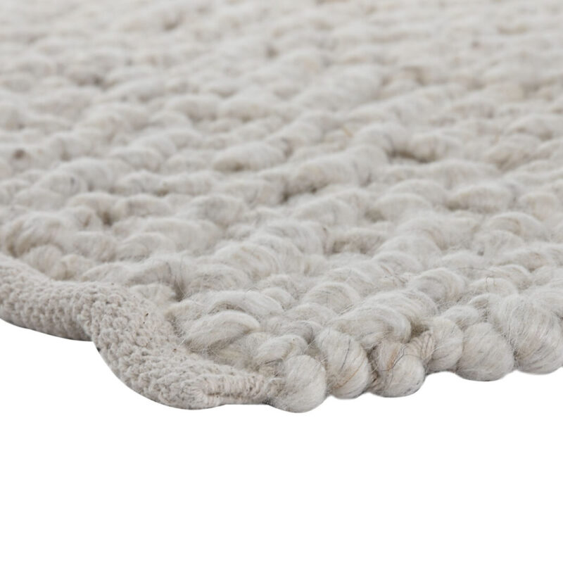 Tappeto Naturale Lana e Cotone Beige SAVINO COLLECTION - immagine 4