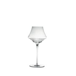 Set 6 Calici Esperienze 35 cl Zafferano: calici tecnici per distillati e vini passiti. Design con ondulazioni per una degustazione sensoriale perfetta.