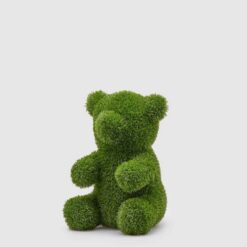 Decorazione Erba Orso Grande EDG: orsetto verde decorativo, scenografico e naturale, perfetto per arricchire ogni ambiente con freschezza e personalità.