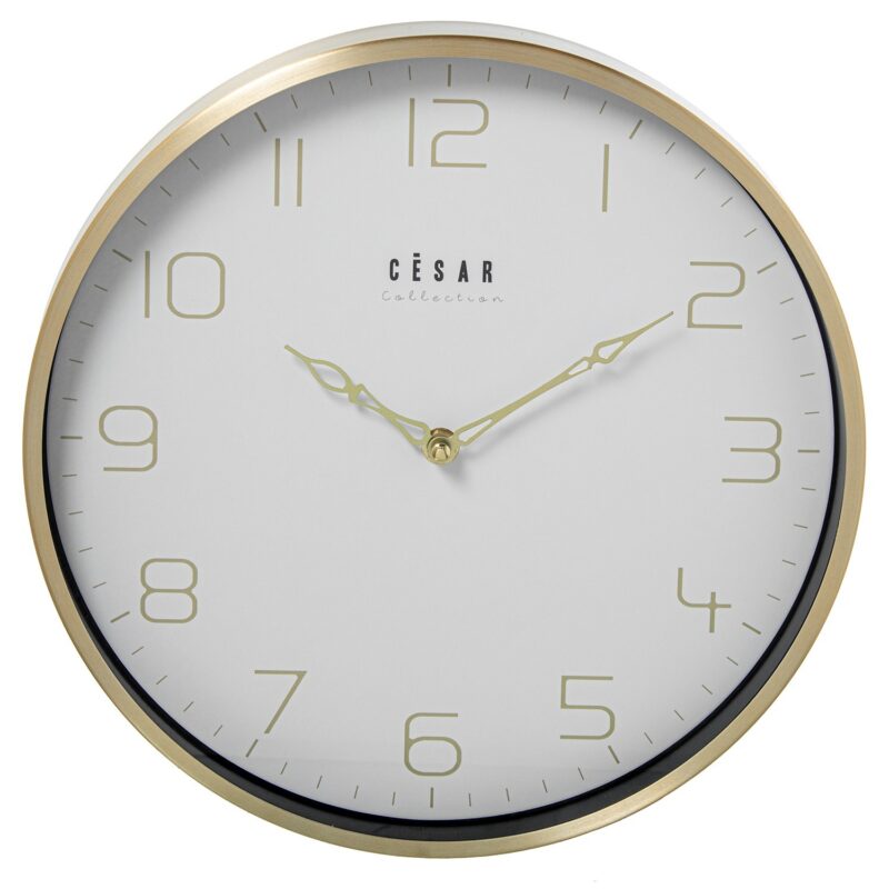 Orologio da Parete in Alluminio Oro 30 cm CAMACHO