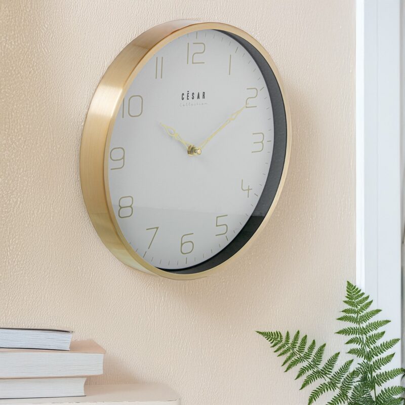 Alternative view of Orologio da Parete in Alluminio Oro 30 cm CAMACHO