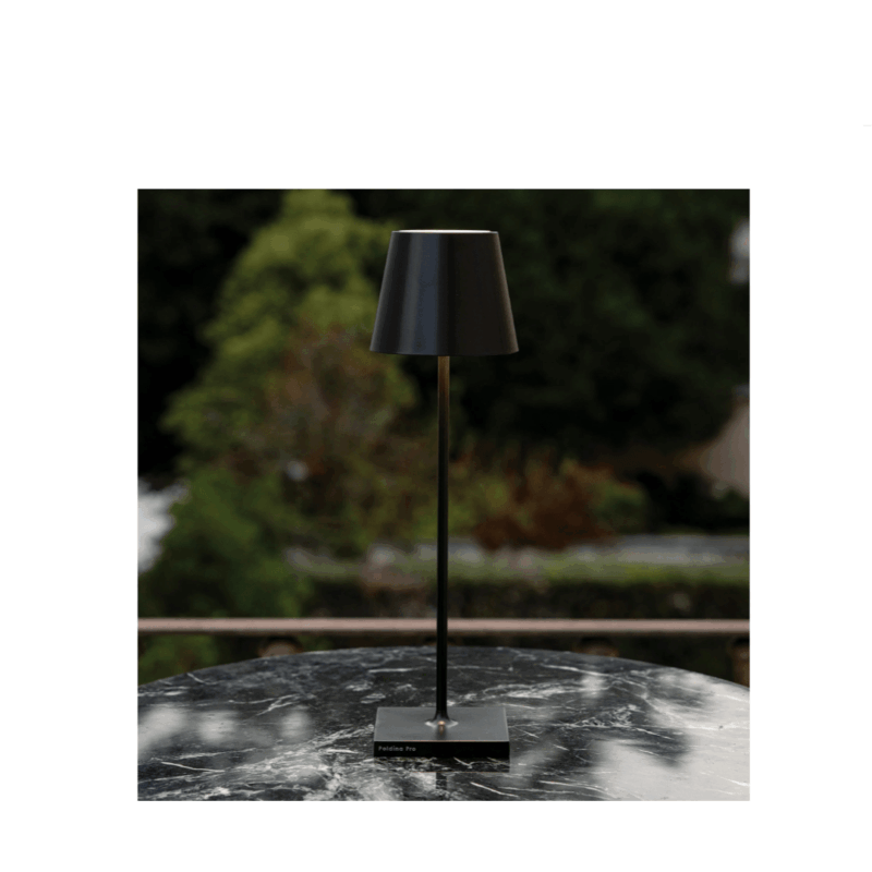Alternative view of Poldina Lampada da Tavolo Nera ZAFFERANO