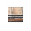 Quadro Strati di Terra 100×100 SAVINO COLLECTION: astratto moderno con texture naturali e contrasti eleganti. Perfetto per ambienti contemporanei.