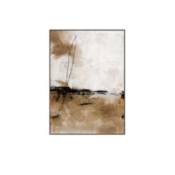 Quadro Terra e Cielo 103×143 SAVINO COLLECTION: stampa astratta moderna, colori naturali e design elegante. Perfetto per salotti e ambienti contemporanei.