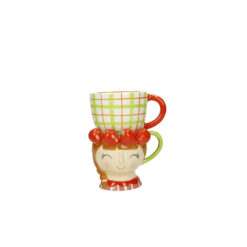 Tazza Lady Fragola BRANDANI: mug decorativa in ceramica, colorata e pop, perfetta per dare stile e allegria alla tua colazione.