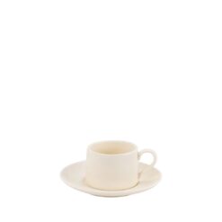 Set 2 Tazzine Caffè Levante Avorio ZAFFERANO: design elegante in ceramica, perfette per espresso e uso quotidiano. Scopri la bellezza di Zafferano.