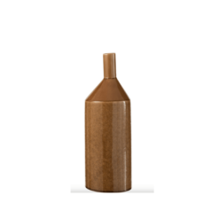 Vaso in ceramica Terra J‑LINE 42 cm: design moderno, finitura materica e tonalità naturali per decorare con eleganza ogni ambiente.