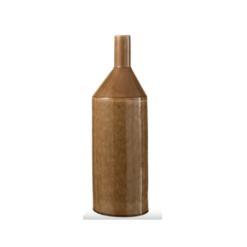 Vaso in ceramica Terra J‑LINE 48 cm: design moderno, finitura materica e tonalità naturali per decorare con eleganza ogni ambiente.