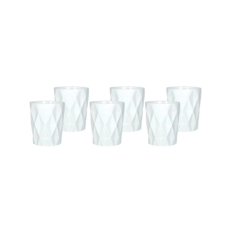 Bicchieri Diamante Bianco 6pz BRANDANI