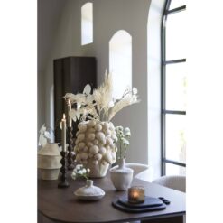 Alternative view of Portacandela in Legno Scuro 25cm LIGHT & LIVING