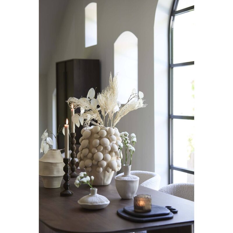 Alternative view of Portacandela in Legno Scuro 25cm LIGHT & LIVING