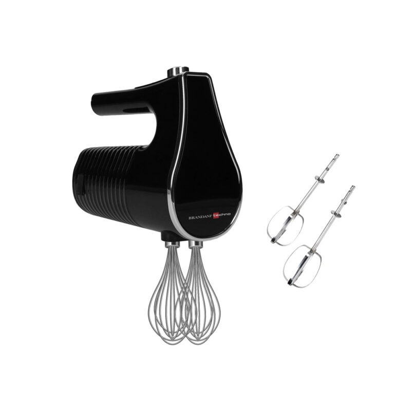 Sbattitore elettrico ricaricabile Techno BRANDANI: mixer portatile con doppie fruste, potente, pratico e ideale per ogni preparazione.