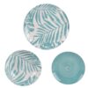 Servizio piatti Tropicale Blu Boutique Bastide: ceramica decorata dal design esotico. Set 18pz elegante per mise en place moderne.