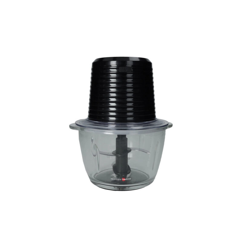 Tritatutto elettrico ricaricabile Techno BRANDANI: mini chopper in vetro con lame in acciaio, compatto, potente e facile da usare.