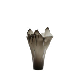Vaso in Vetro Fazzoletto Grigio 46cm LIGHT & LIVING