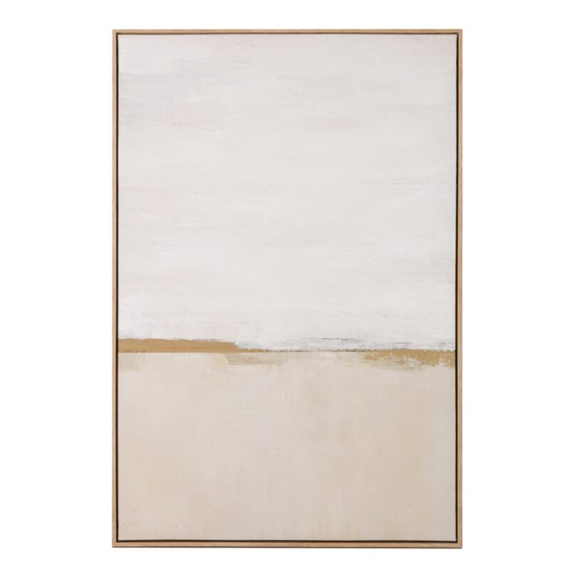 Quadro astratto Sfumature Delicate GARPE 83×123 cm: toni neutri, stile minimal e design moderno per decorare con eleganza ogni ambiente.