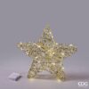Decorazione stella con microled EDG: luce calda, design elegante e atmosfera natalizia. Perfetta per decorare con stile. Scoprila ora sul nostro shop online!