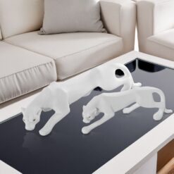 Alternative view of Scultura Pantera in ceramica CAMACHO