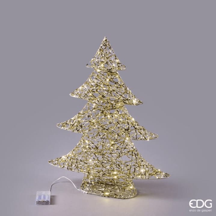 Decorazione albero di Natale con microled EDG: luce calda, design elegante e atmosfera natalizia. Perfetta per decorare con stile. Scoprila ora sul nostro shop online!
