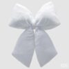Fiocco natalizio bianco in velluto EDG: elegante, versatile e perfetto per decorare con stile alberi, ghirlande e ambienti. Scoprilo sul nostro shop online.