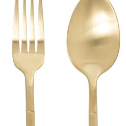 Alternative view of Set Posate Oro Satinato Minimal 24pz CAMACHO