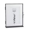 Portafoto 13x18 cm in metallo nero. Elegante, moderno e resistente. Perfetto per valorizzare foto e ricordi con uno stile minimal e raffinato.