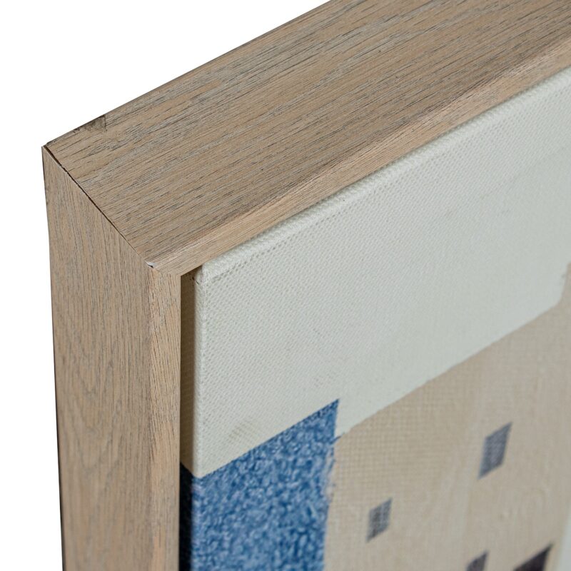 Alternative view of Quadro Astratto Città con Cornice in Legno CAMACHO