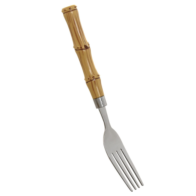 Posate in Acciaio con Manico Bamboo 24pz SAVINO COLLECTION - immagine 4
