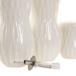 Alternative view of Menage in Porcellana con Base in Legno SAVINO COLLECTION