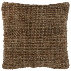 Cuscino in iuta fatto a mano. Naturale, resistente e decorativo. Perfetto per divani, letti e ambienti moderni o rustici. Aggiunge calore e autenticità alla casa.