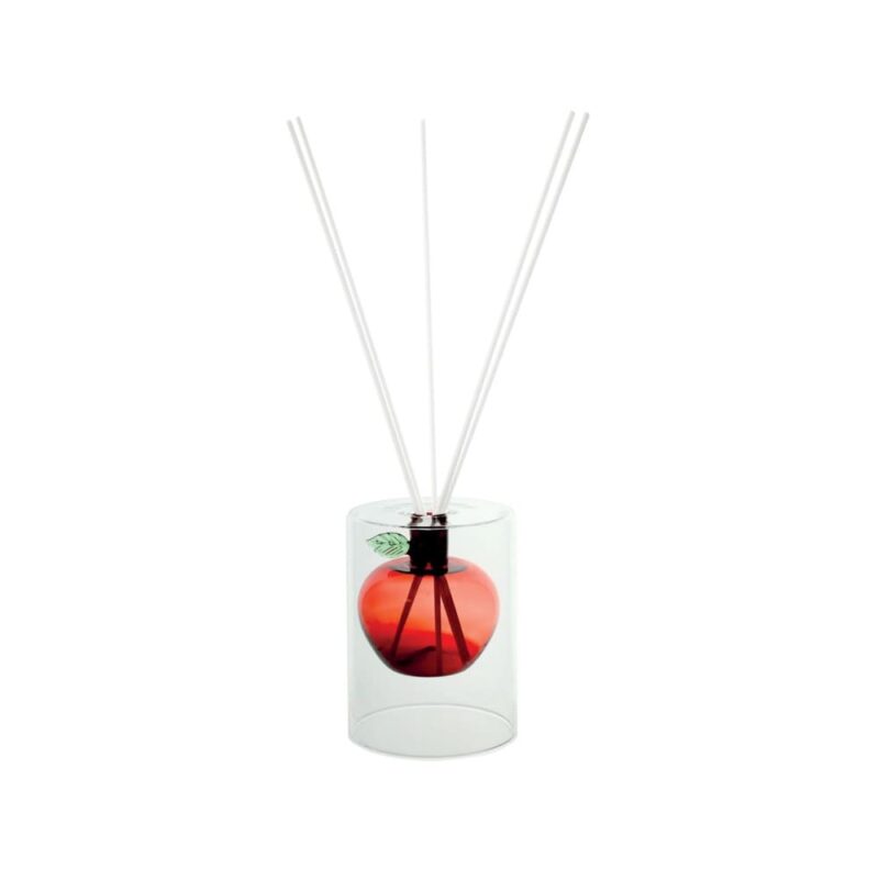 Diffusore Fragranza Mela Rossa Brandani. Profumato, elegante e decorativo. Dona alla casa un aroma dolce e un tocco di colore.