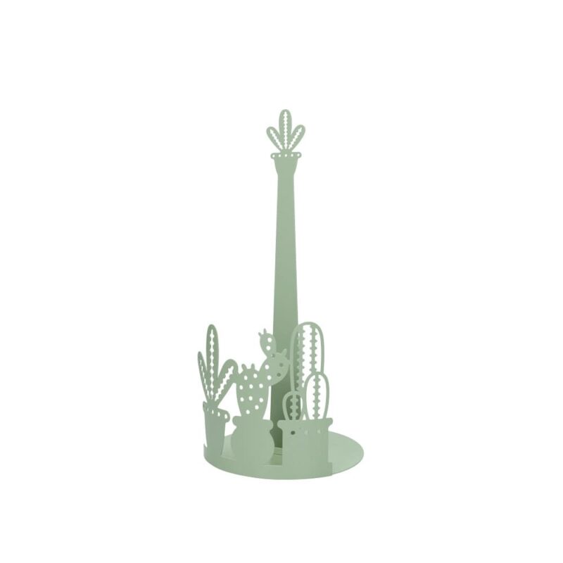 Porta Scottex Cactus Brandani in metallo. Fresco, resistente e decorativo. Perfetto per una cucina vivace e naturale, ideale per ogni giorno.